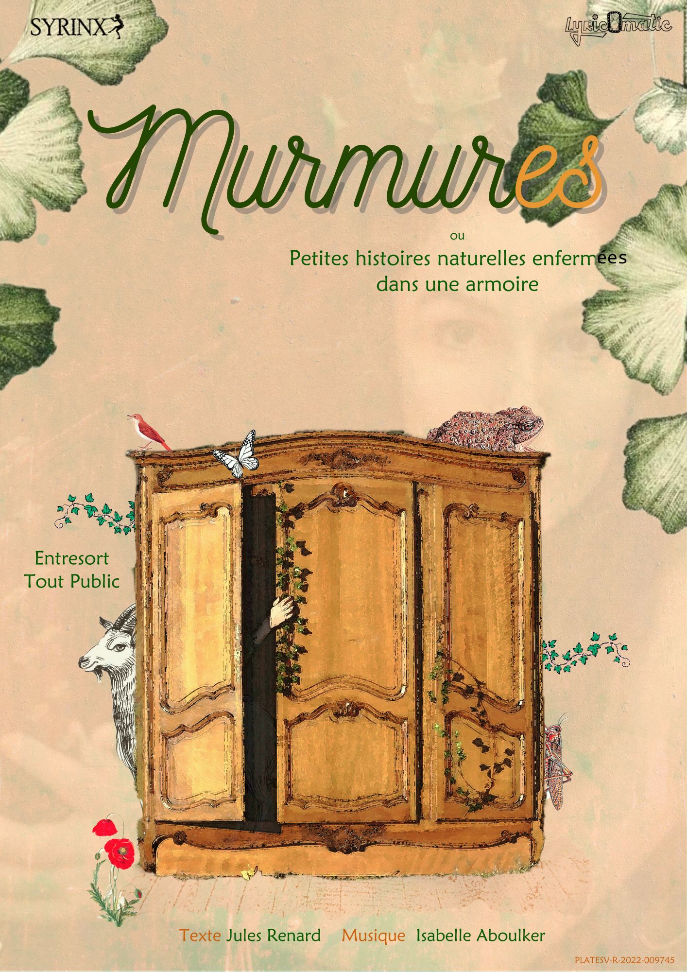 Affiche Murmures - Cie Syrinx 08.24